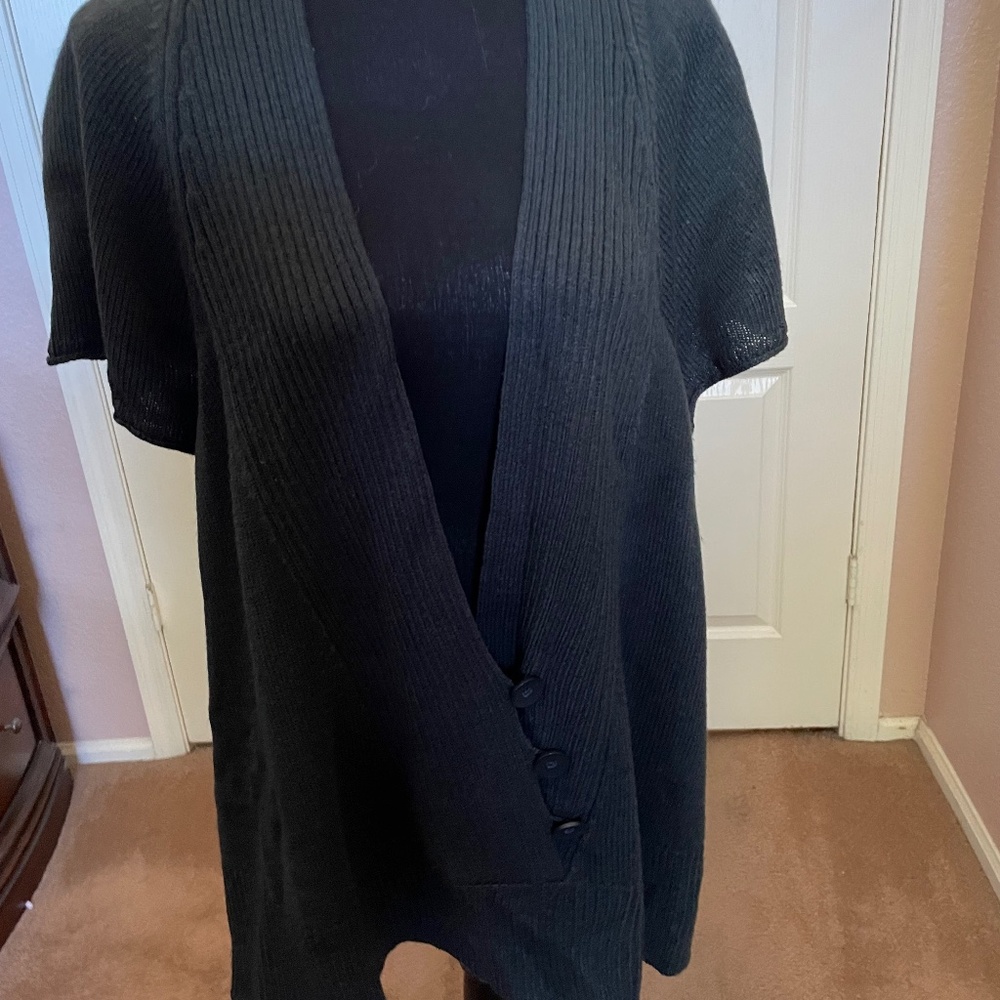 Coldwater Creek short sleeve v neck sweater